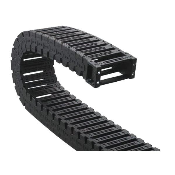 Cable-channel JY35Q.1.77W55 (35×77 mm, l: 1000 mm, r: 55 mm) - Hochwertige Kabelschleppketten und flexible Kühlmittelschläuche von JFLO für industrielle Maschinen und Automatisierung. Langlebig, effizient und für präzise Anwendungen in CNC-Maschinen und Produktionslinien entwickelt.