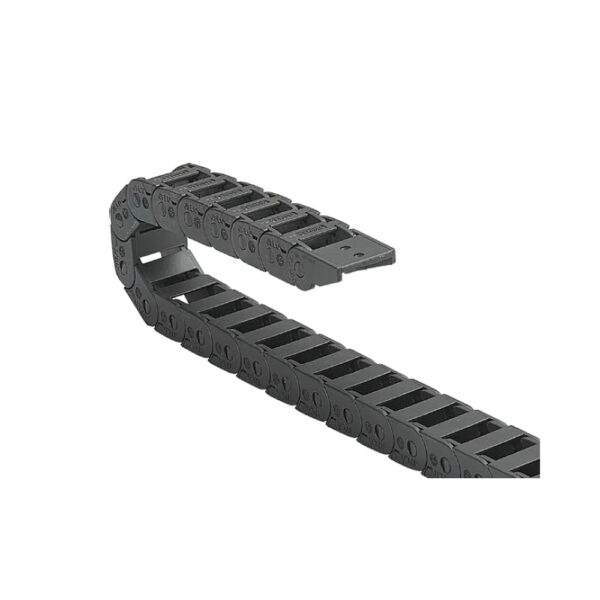 Cable-channel JN10Q.1.10W38 (10×10 mm, l: 1000 mm, r: 38 mm) - Hochwertige Kabelschleppketten und flexible Kühlmittelschläuche von JFLO für industrielle Maschinen und Automatisierung. Langlebig, effizient und für präzise Anwendungen in CNC-Maschinen und Produktionslinien entwickelt.