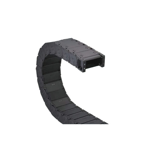 Cable-channel JN45F.2.100N250 (45×100 mm, L: 1000 mm, R: 250 mm) - Hochwertige Kabelschleppketten und flexible Kühlmittelschläuche von JFLO für industrielle Maschinen und Automatisierung. Langlebig, effizient und für präzise Anwendungen in CNC-Maschinen und Produktionslinien entwickelt.