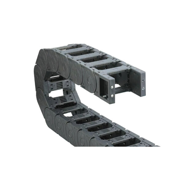 Cable-channel JN65Q.1.150W300 (65×150 mm, l: 1000 mm, r: 300 mm) - Hochwertige Kabelschleppketten und flexible Kühlmittelschläuche von JFLO für industrielle Maschinen und Automatisierung. Langlebig, effizient und für präzise Anwendungen in CNC-Maschinen und Produktionslinien entwickelt.